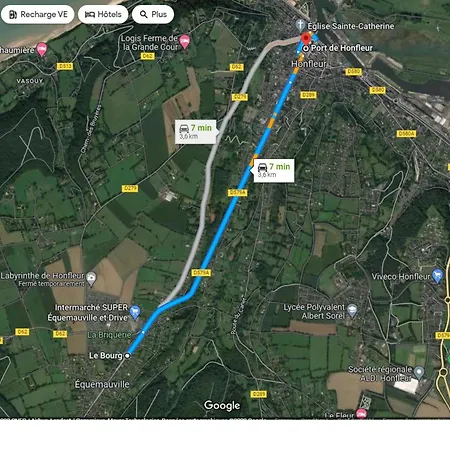 Double Appartement Honfleur Plage 10Min Апартаменты